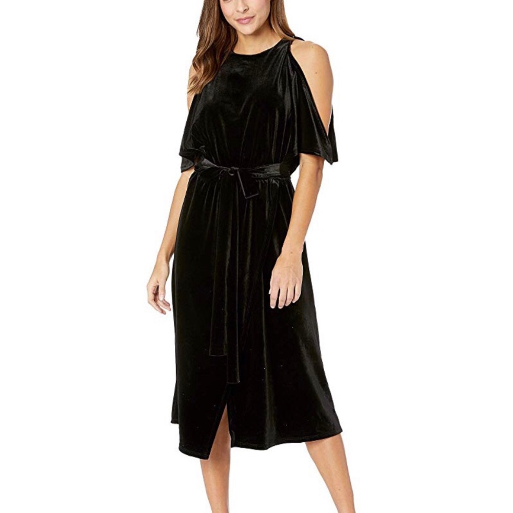 Bishop + Young - gal black velvet midi - sz M